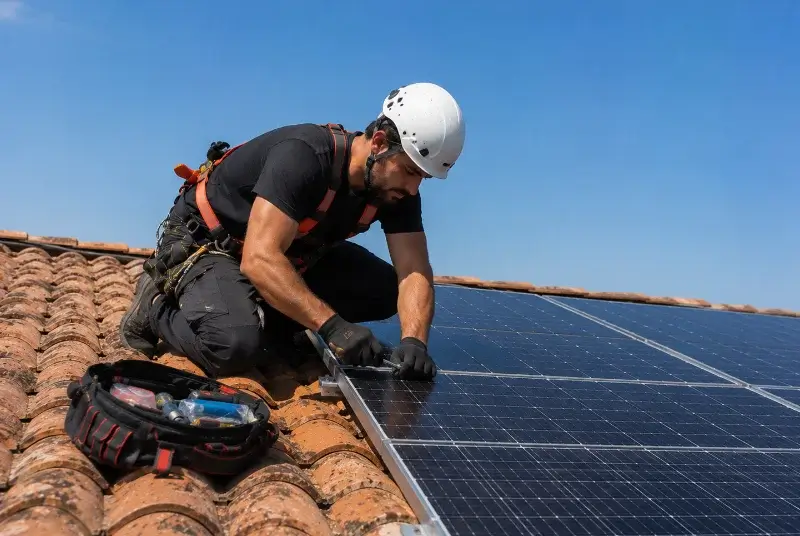 Maintenance et monitoring de panneaux solaires à Arbusigny