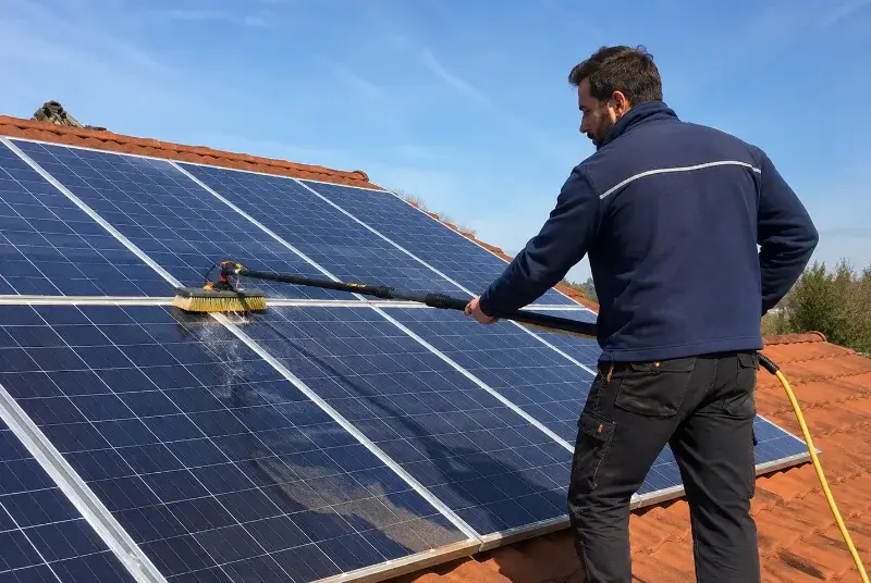 Nettoyage et entretien de panneaux solaires à Arbusigny